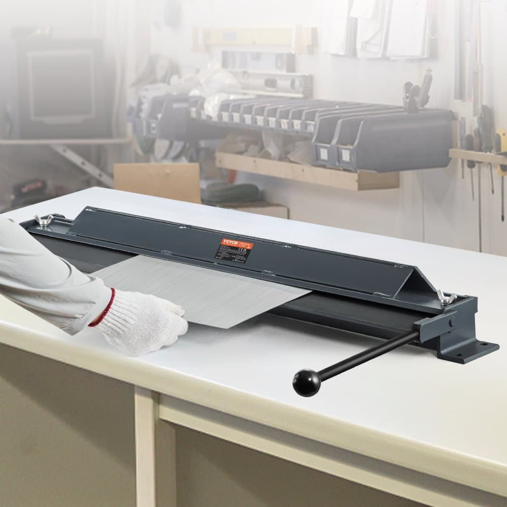 Zaginarka krawędziowa, 910 ± 10 mm, 0-130 stopni, przenośna mini giętarka do metalu z uchwytem elektrycznym do gięcia metalu ze stali niskowęglowej o grubości 20 mm i aluminium o grubości 14 mm