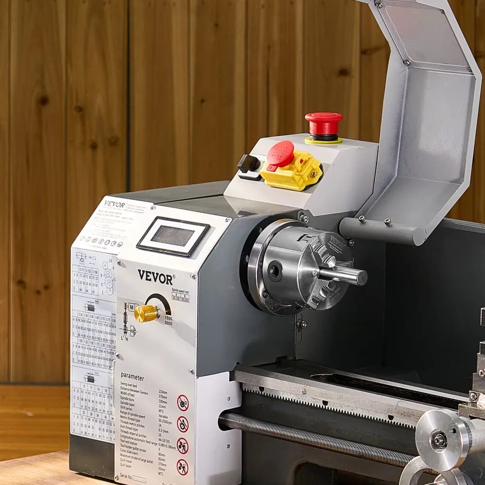 Uchwyt tokarski 3-szczękowy, 3 cale (80 mm), uchwyt samocentrujący, zakres mocowania 0,08–2,48 cala (2–63 mm) ze śrubami mocującymi typu T, szczęki odwracalne, materiał HT300, wewnętrzny/zewnętrzny do tokarki do drewna i metalu