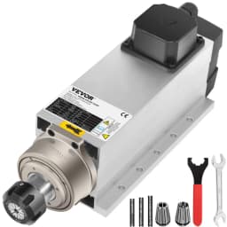 Silnik wrzeciona chłodzony powietrzem 4 kW 2220 V ER25 CNC Silnik wrzeciona chłodzony powietrzem do frezarki grawerującej CNC - miniatura 2
