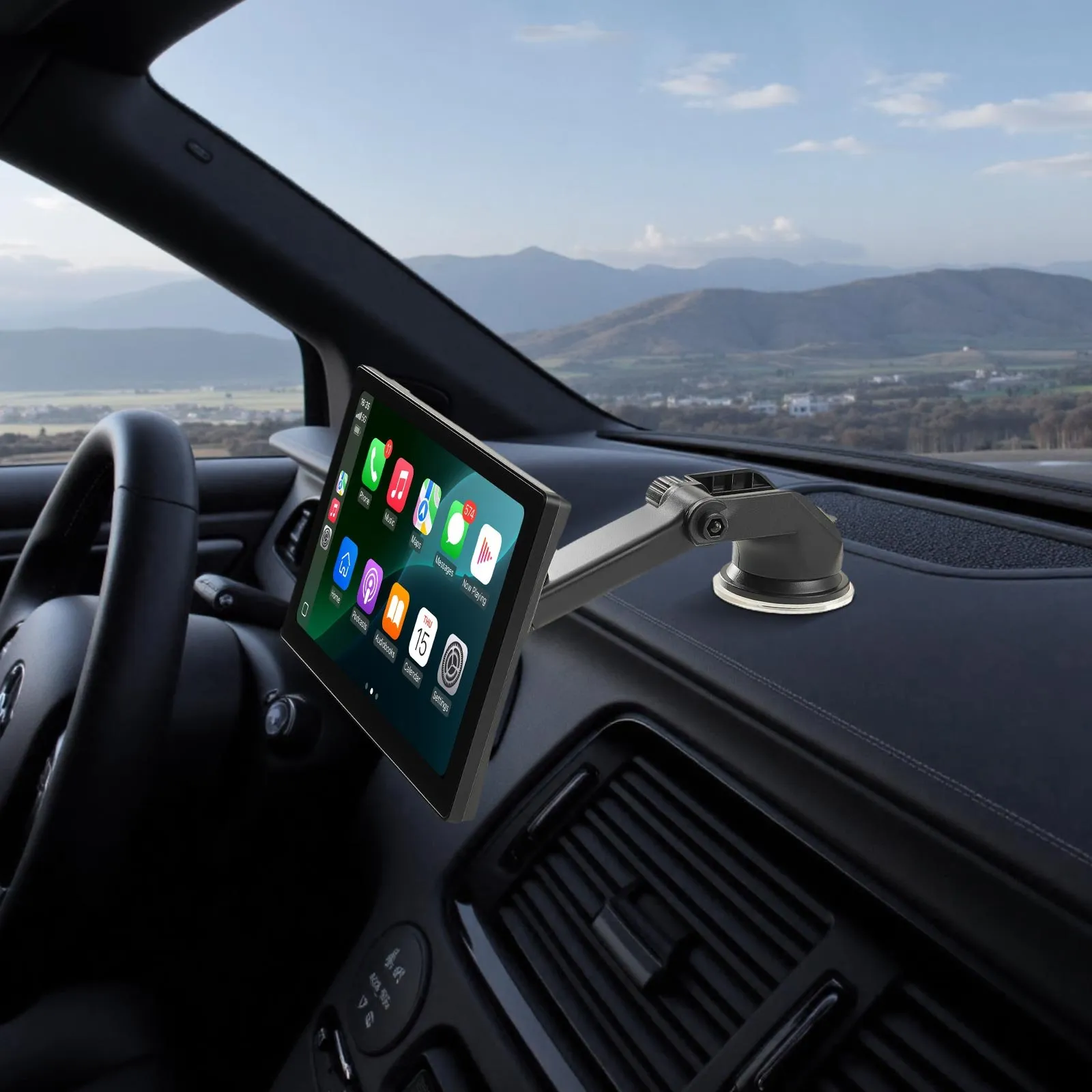 Radio samochodowe z systemem CarPlay Touchscreen 10 i systemem Apple Android Kamera przednia/tylna