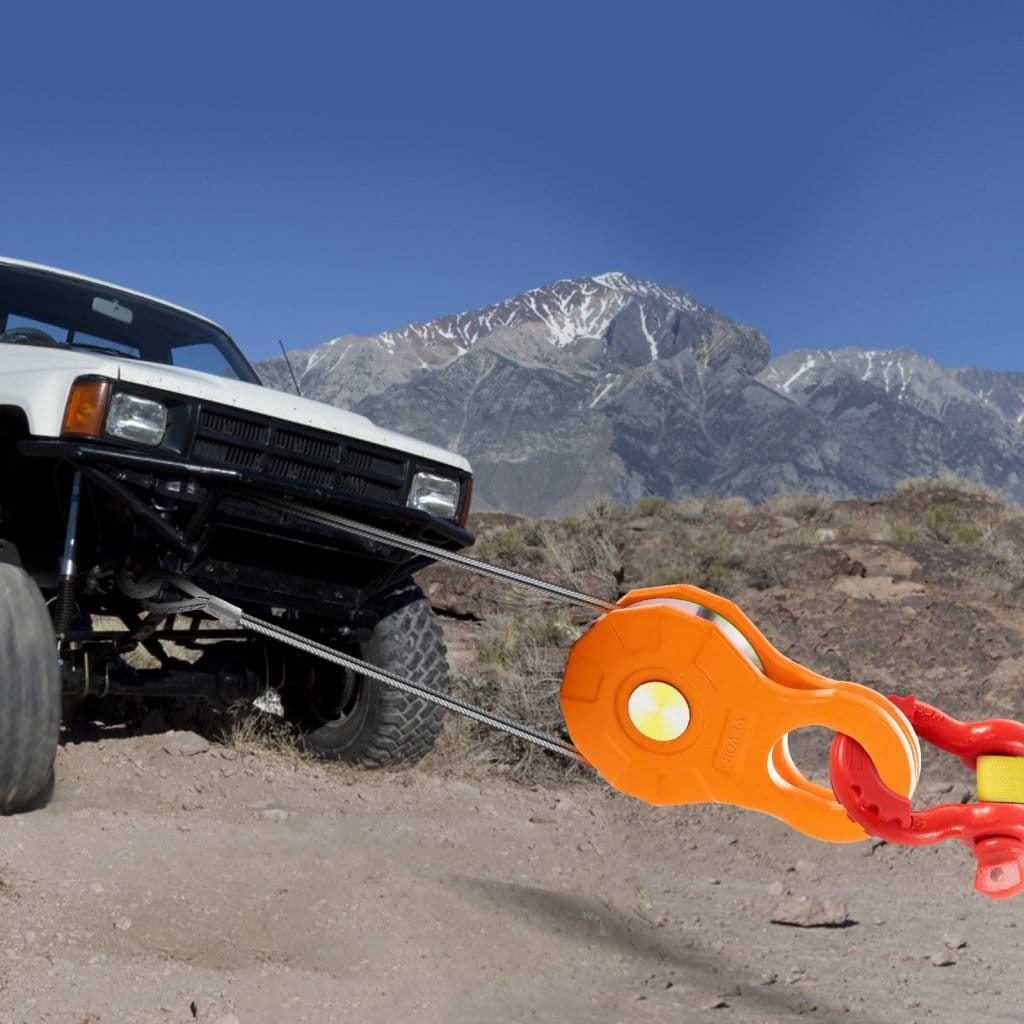 Krążek wyciągarki do liny syntetycznej 14 mm lub miękkich szekli