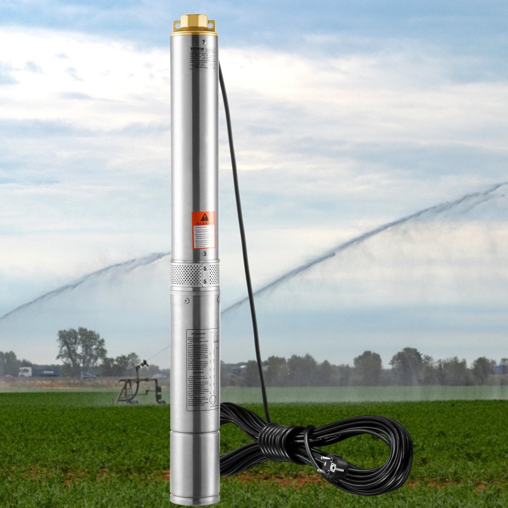 Pompa głębinowa zatapialna, stal nierdzewna, pompa wodna 750 W 230 V 7,1 m³/h