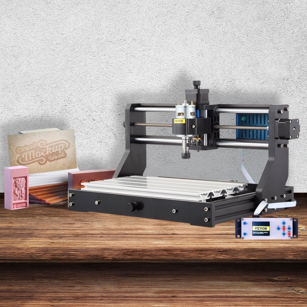 CNC 3018 Pro 300×180×45mm Maszyna CNC GRBL Control Mini Grawerka z Kontrolerem Offline 3-osiowa Grawerka do Rzeźbienia, Frezowania Tworzyw Sztucznych, Akrylowych, PVC, Drewna
