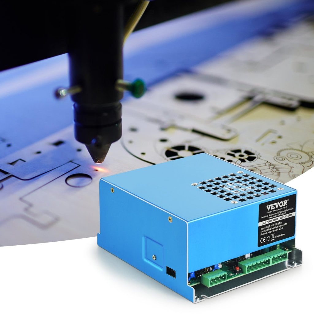 Zasilacz lasera CO2 do tub laserowych 40W z grawerowaniem i cięciem laserowym