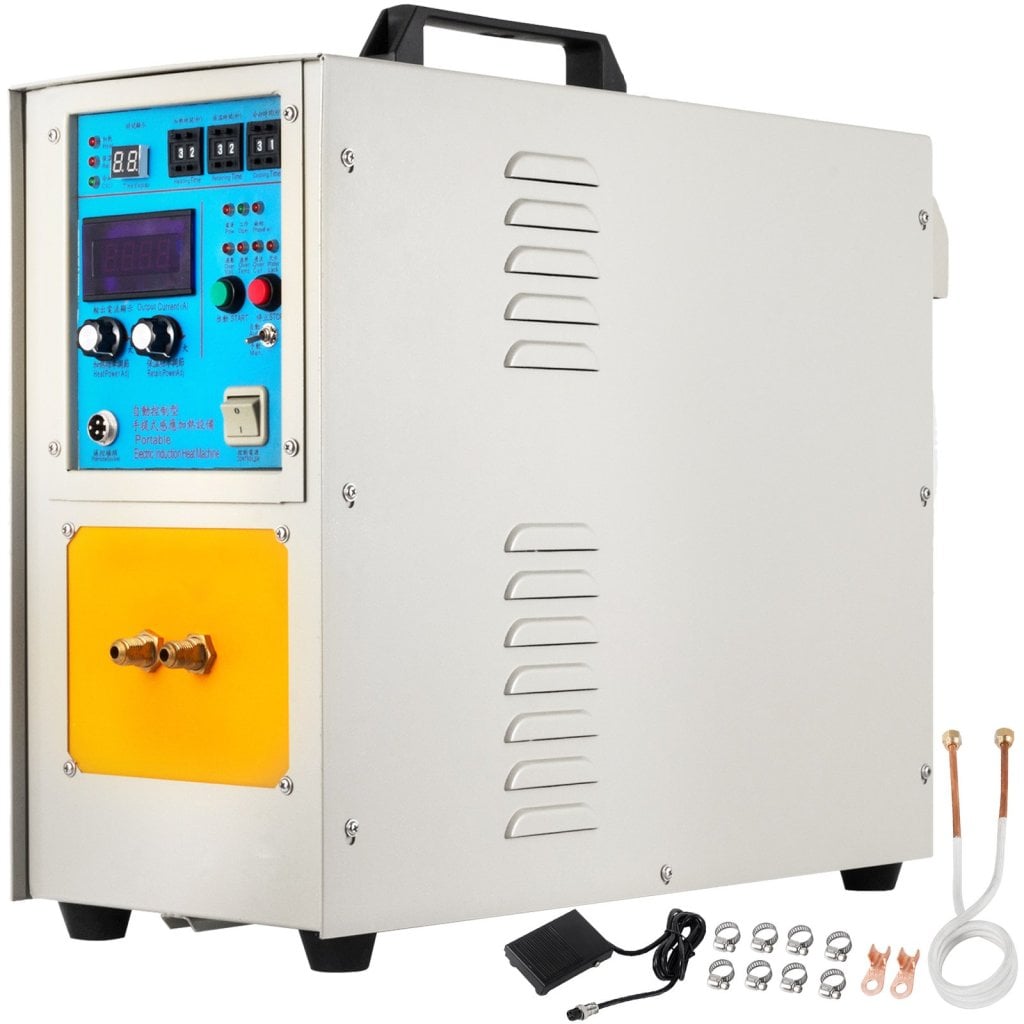 15KW nagrzewnica indukcyjna wysokiej częstotliwości 30-100kHz piec grzewczy piec do topienia LH-15A 230V system grzewczy pieca