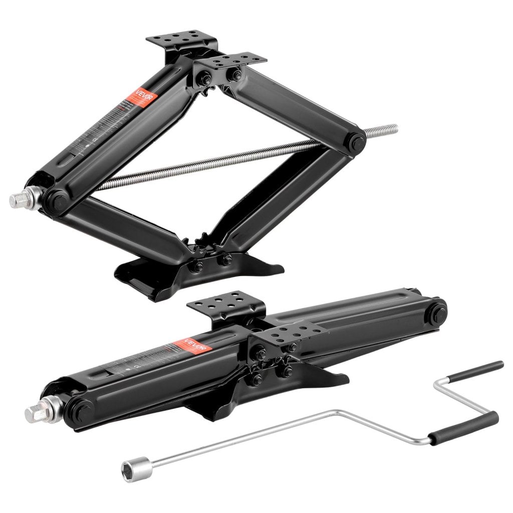 Podnośniki nożycowe RV 9000lb, 23,4 cala, stabilizator poziomujący RV, 2 zestawy