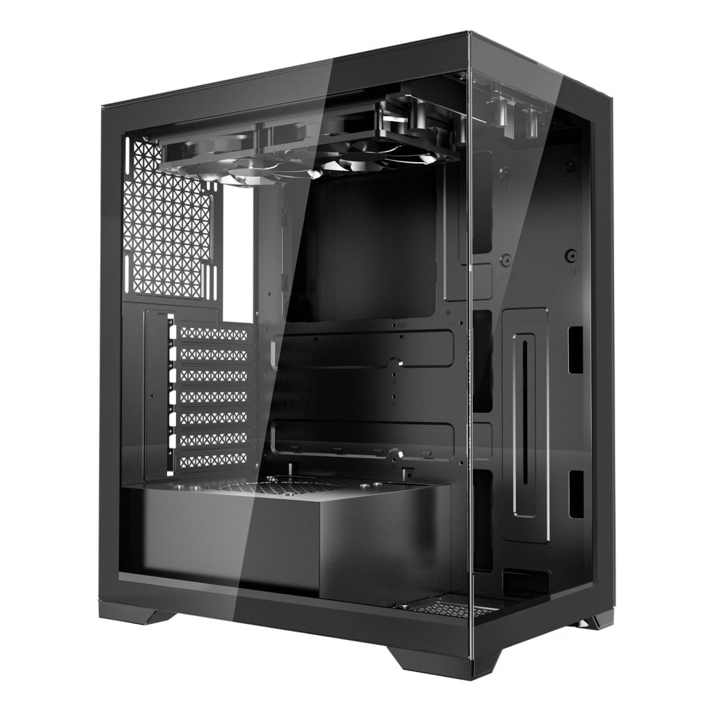 Herní PC skříň Mid-Tower s 2 x 120 mm ventilátory pro základní desku ATX