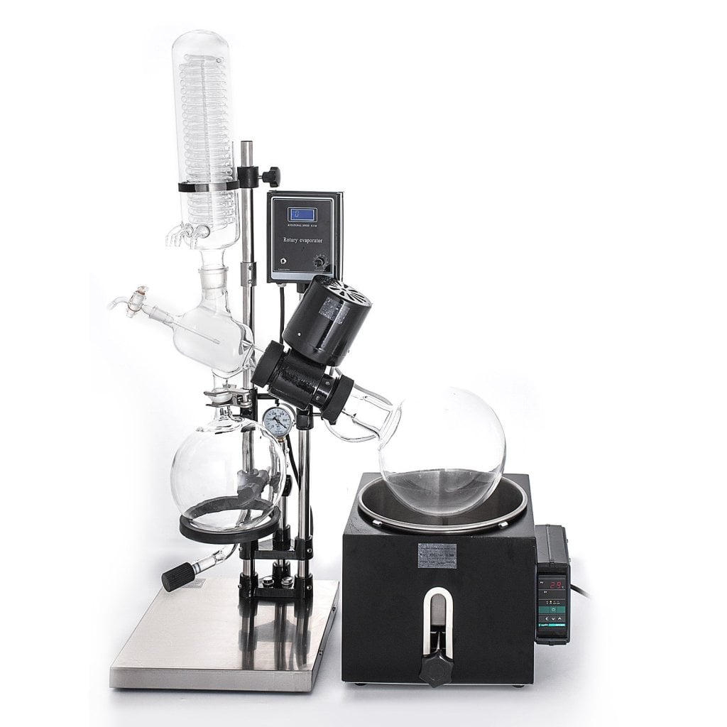 5l rotacyjny wyparka RotoVap - 180 laboratoryjny rotacyjny wyparka RE-501 z podgrzewaniem łaźni wodnej do efektywnego usuwania rozpuszczalników