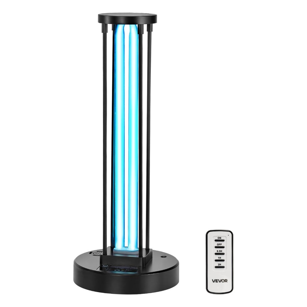 Lampa UV 36W z oczyszczaczem ozonowym i timerem 30/60/120 minut