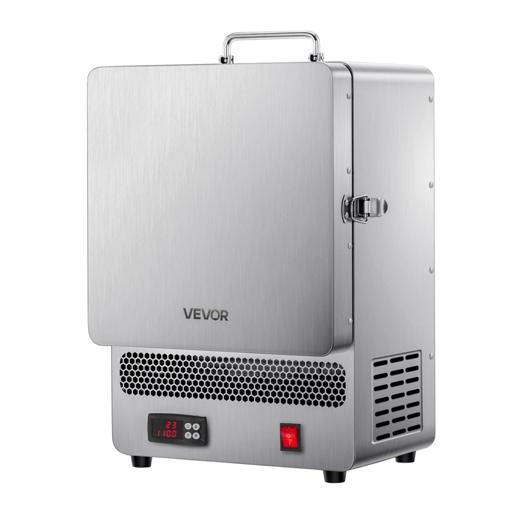 Piec stołowy do topienia, elektryczny piec do topienia o mocy 1500 W i maksymalnej temperaturze 1200℃