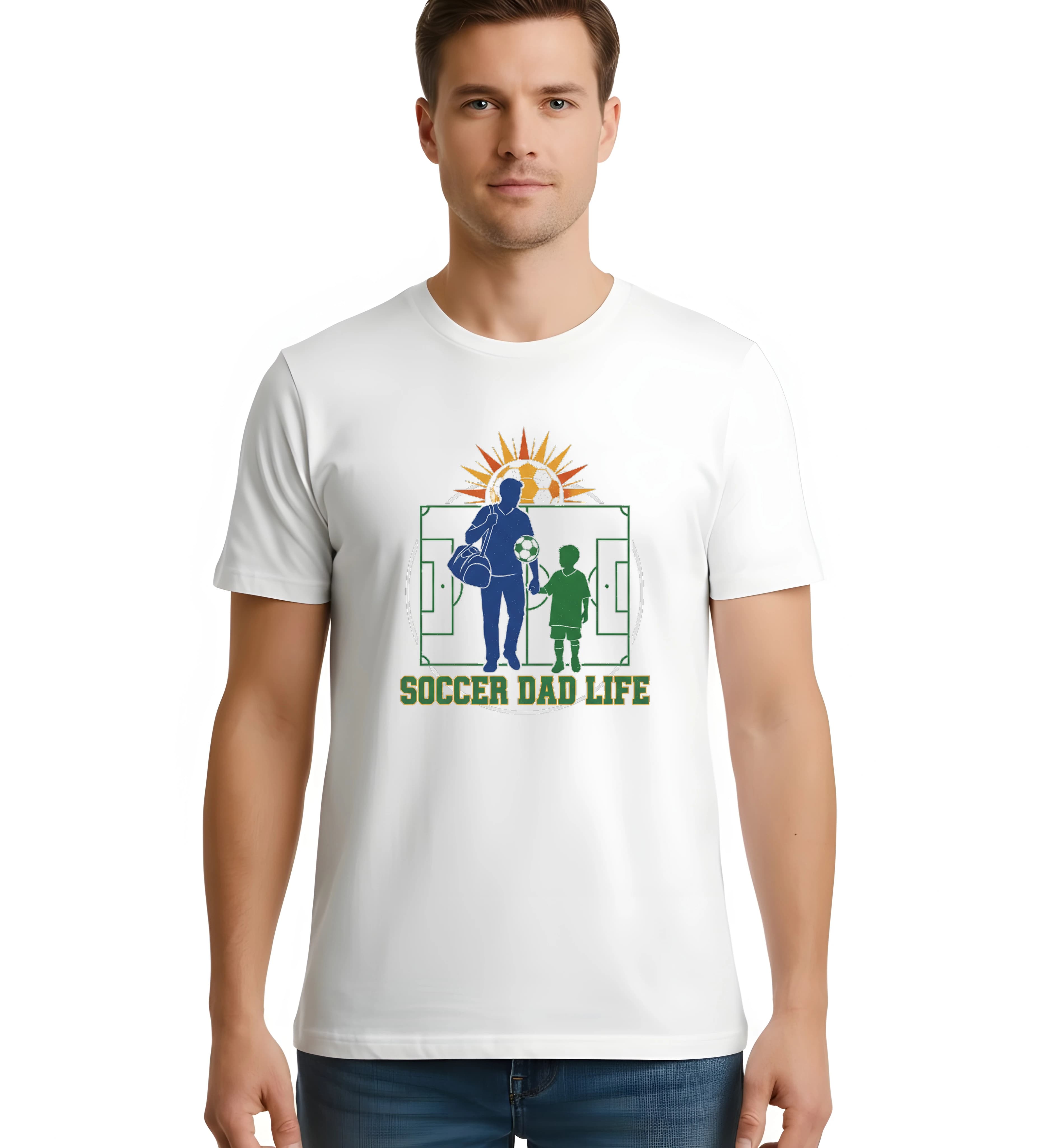 Koszulka męska Soccer Dad Life, bohater boiska i rodziny