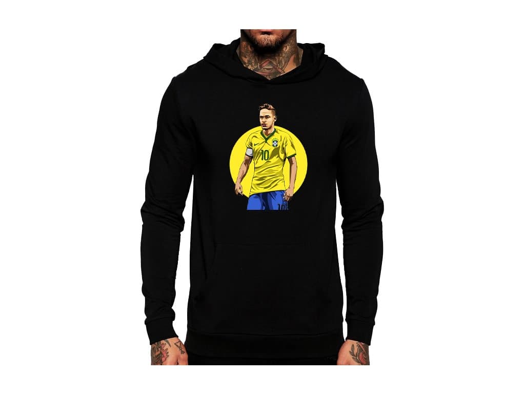 Bluza z kapturem Neymar 10 Brazylia