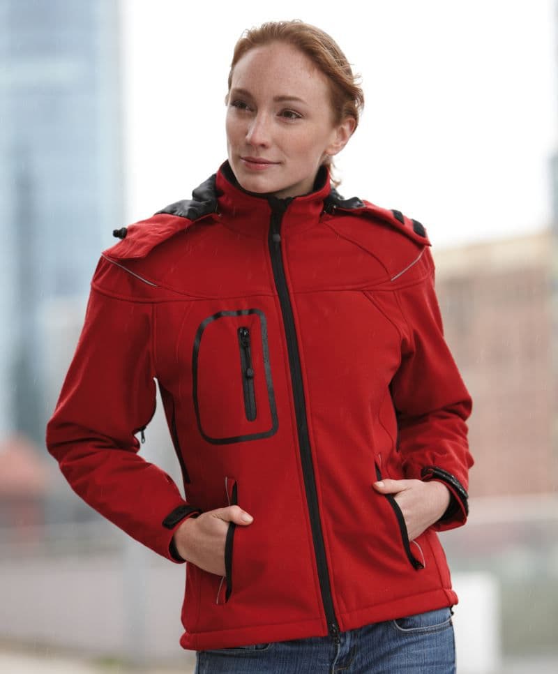 Daiber | JN 1001 - Damska 3-warstwowa zimowa kurtka softshell