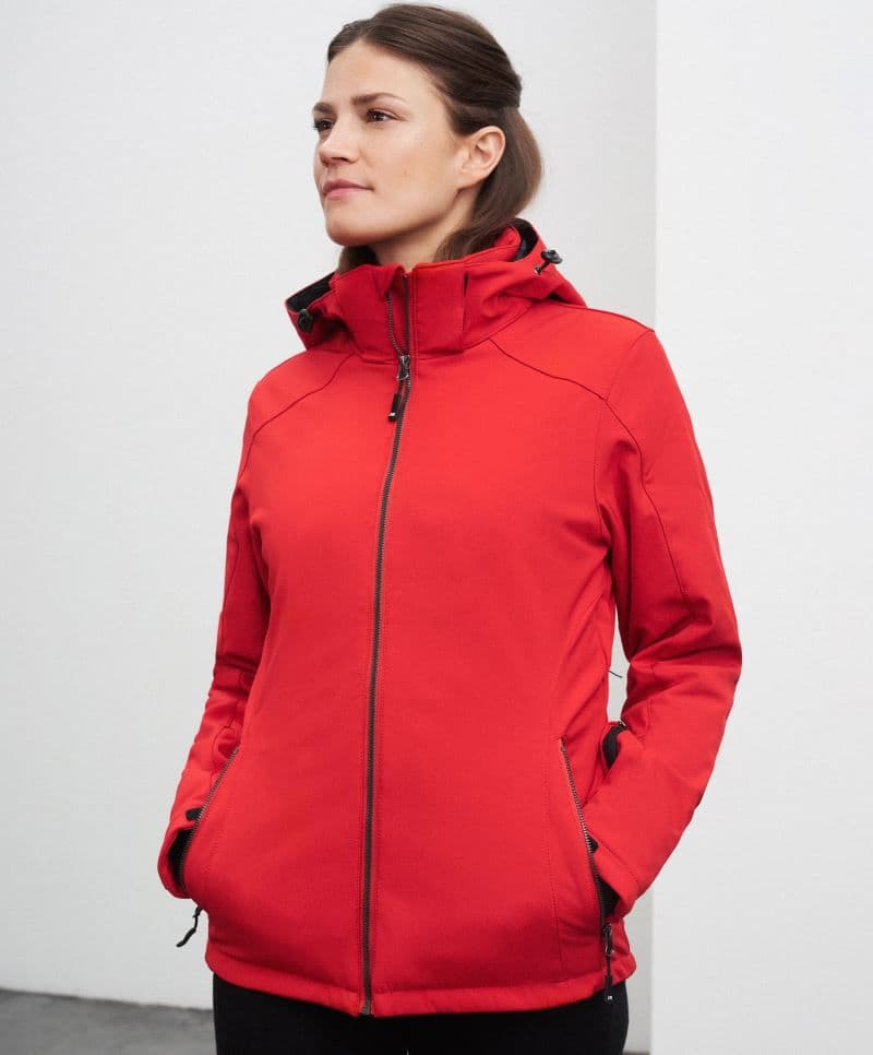 Daiber | JN 1053 - Damska 3-warstwowa zimowa kurtka softshell