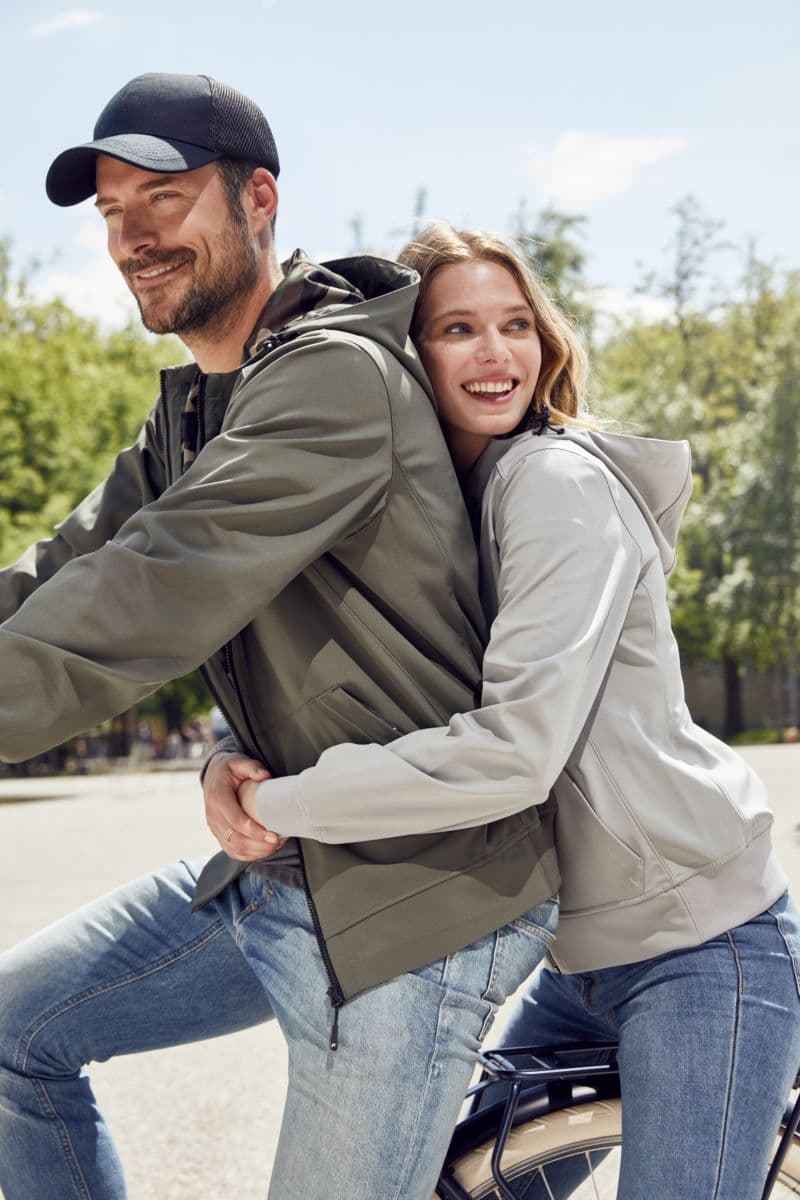 Daiber | JN 1145 - Damska 2-warstwowa kurtka softshell z kapturem