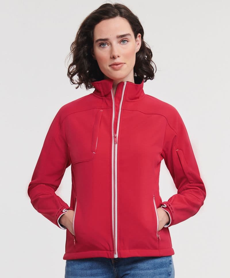 Russell Athletic | 410F - Damska 3-warstwowa kurtka softshell Bionic