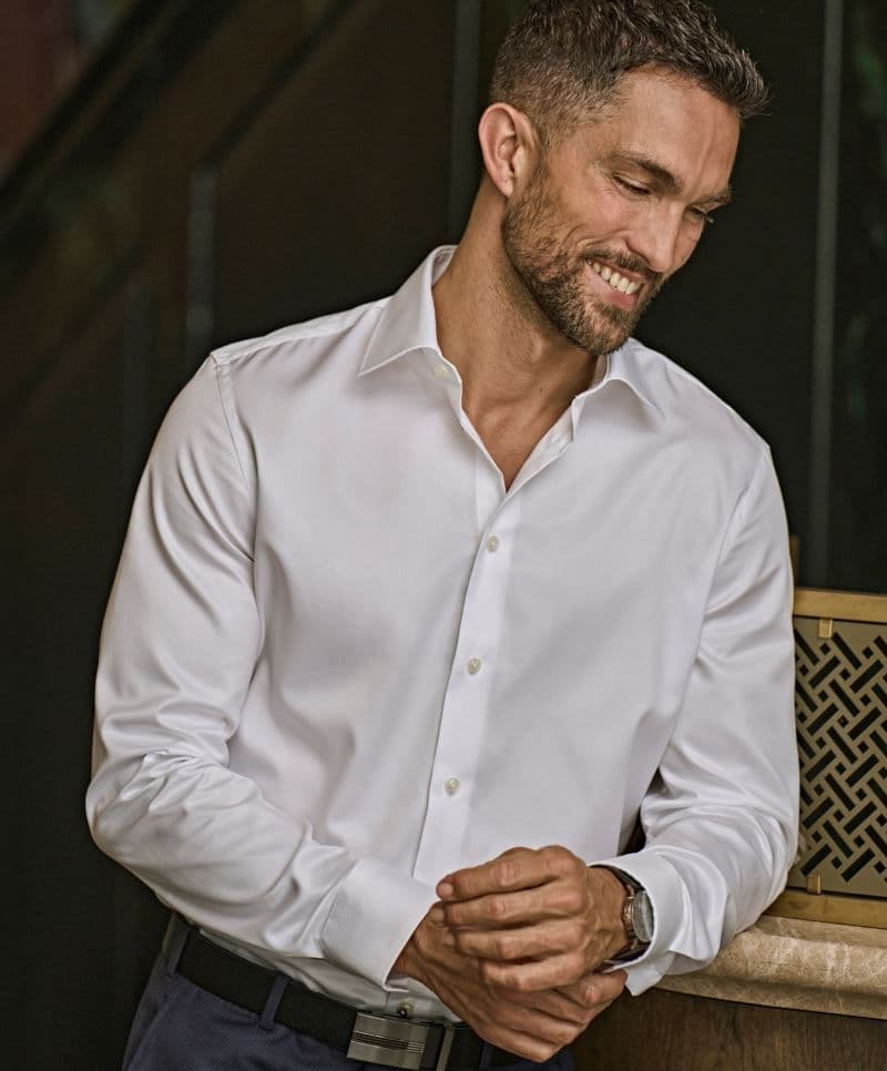 Tee Jays | TJ 4021 - Luksusowa koszula diagonalowa Slim Fit