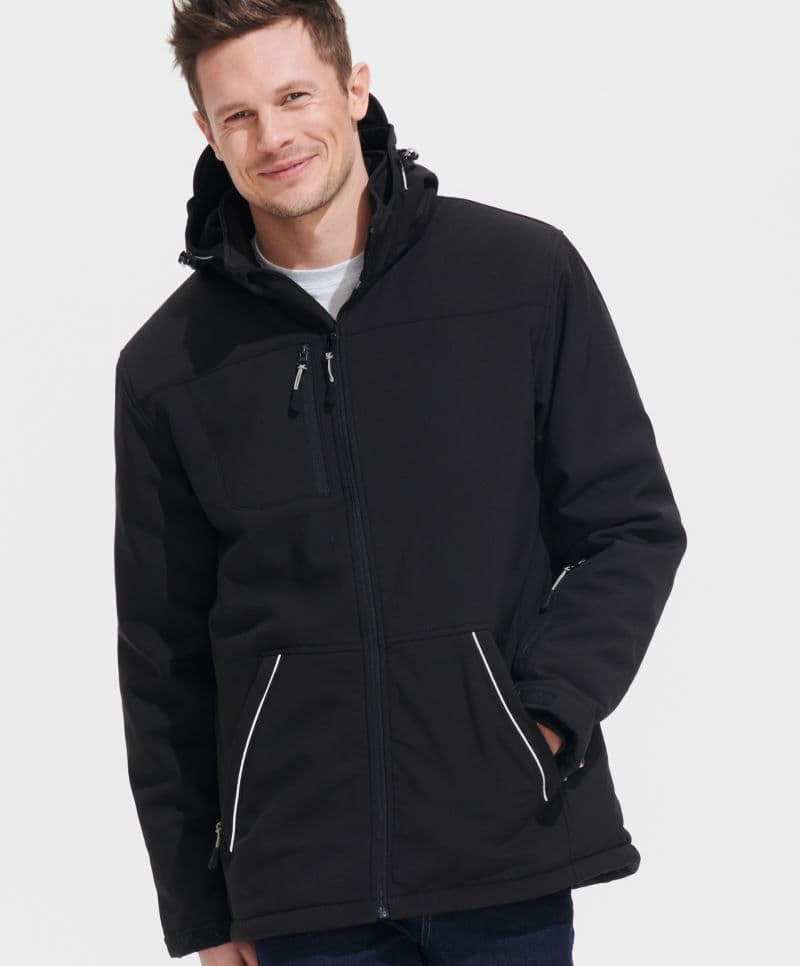 SOL'S | Rock Men - Męska 3-warstwowa zimowa kurtka softshell