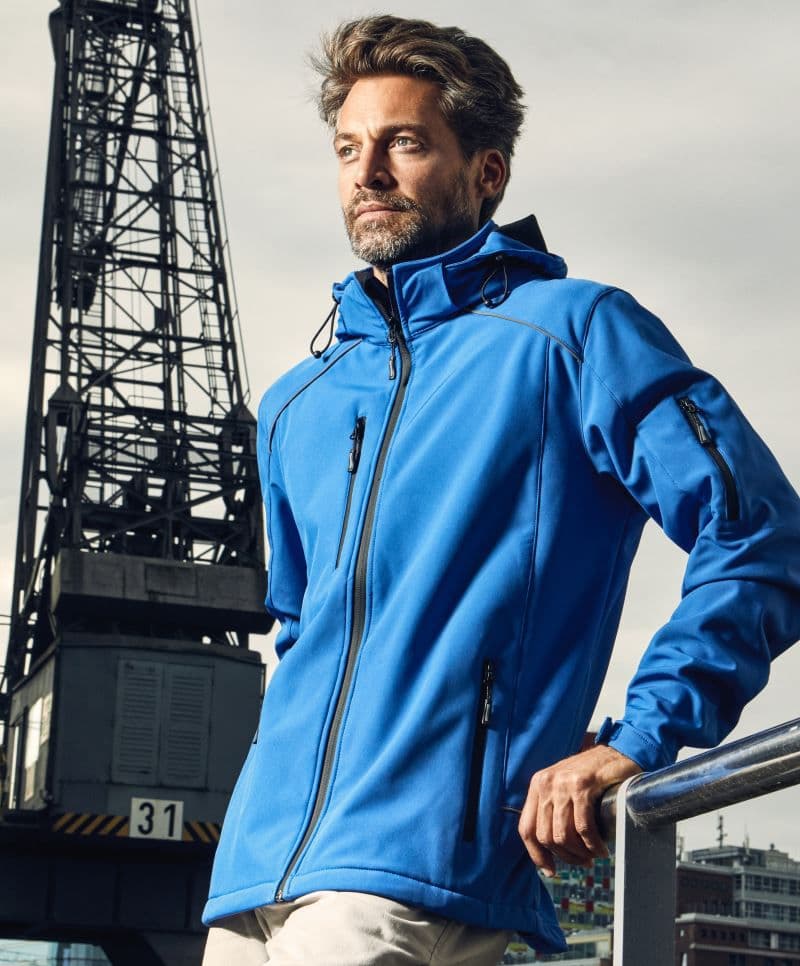 Promodoro | 7850 - Męska 3-warstwowa kurtka softshell