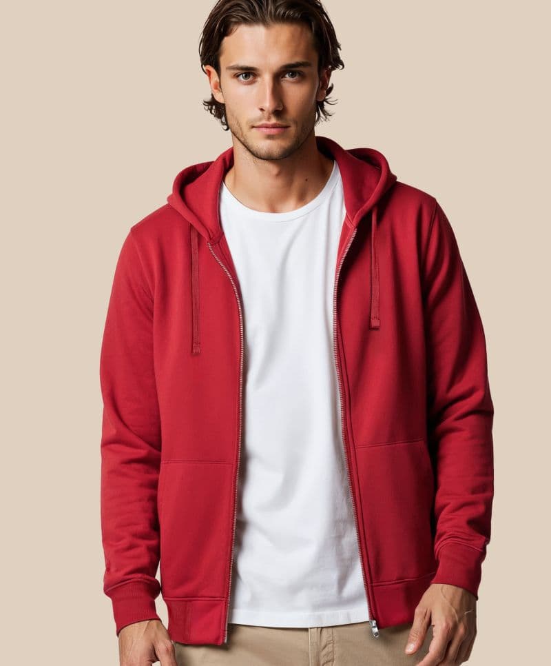Untagged Movement | OCS RCS Full Zip Hoodie - Bluza z kapturem unisex z ciężkiej bawełny